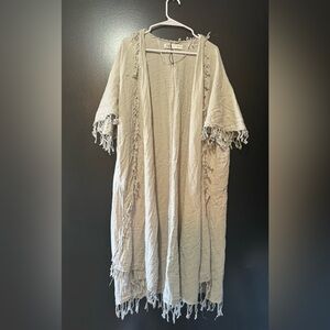 Long Zara boho duster